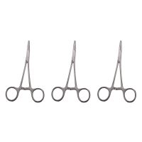 3X New 5 inch Fishing Stainless Steel Straight Hemostat Forceps Locking Clamps