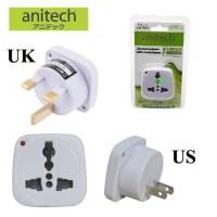 ANITECH ปลั๊กเเปลง SURGE ADAPTER รุ่น H106-US/UK