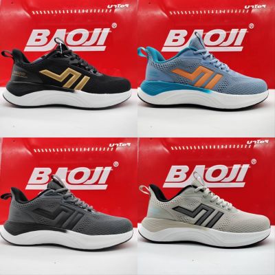 [New 01/2023] BAOJI บาโอจิ แท้100% รองเท้าผ้าใบผู้ชาย bjm738