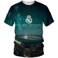 [High quality inventory] Real Madrid Football Club shirts 3D Printed New Fashion tshirt 32