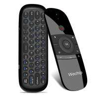 Wechip W1 2.4 กรัมเมาส์อากาศลวดน้อยแป้นพิมพ์การควบคุมระยะไกลอินฟราเรดระยะไกลการเรียนรู้แกนเคลื่อนไหวความรู้สึกW/USB REC-eiverสำหรับสมาร์ททีวีAndroid TV-BOXแล็ปท็อปพีซีสีดำ