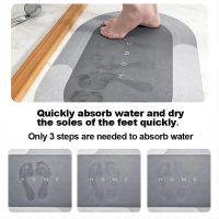 ∏▲﹍ Super soft absorbent mat with non-slip rubber sole easy to clean suitable for bathroom bathtubs and kitchens W 40cm L 60cm