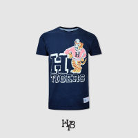 Hybrid T-shirt Men  ไฮบริดเสื้อยืดผู้ชายแขนสั้น สีกรมท่า(Navy) 818