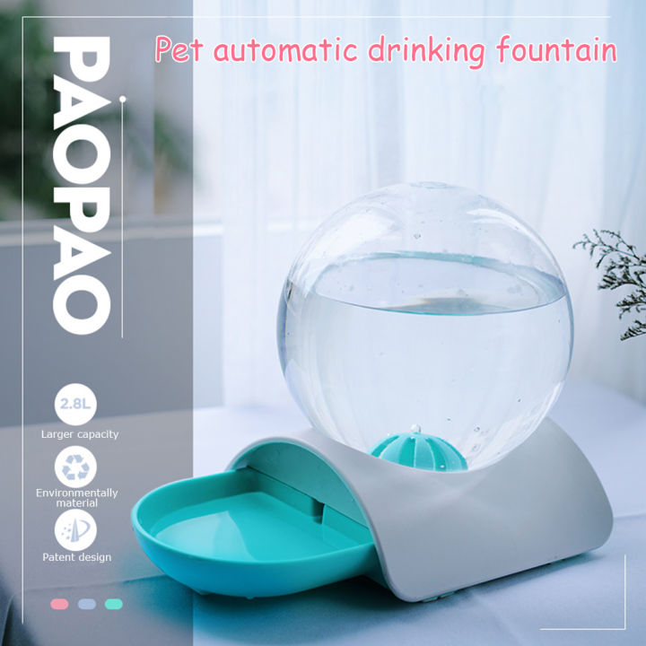 2-8l-snails-fountain-bubble-cat-water-bowl-automatic-water-dispenser-fountain-for-cats-large-cat-drinker-no-electricity