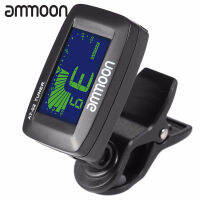 [okoogee]ammoon AT-02 Electric Tuner Clip-on Three Colors Backlit Screen for Guitar Chromatic Bass Ukulele