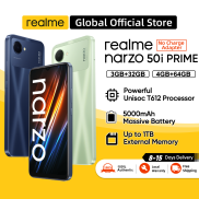Điện thoại realme Narzo 50i Prime 4G 2022 3GB+32GB 4GB+64GB l Màn hình 6.5