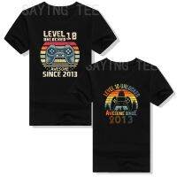 Level 10 Unlocked Awesome 2013 Video Game 10th Birthday T-Shirt Gifts Vintage Tee Aesthetic Clothes Short Sleeve Gamer Outfits