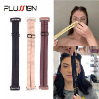 Plussign Adjustable Strap With Hair Clip Simple Double Brunette Elastic Band For Face Lifting Beauty Hair Stretch Band With Clip