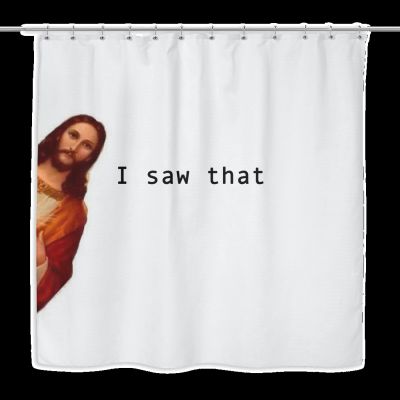 【CW】☌○┇  Peeking Shower Curtain - Dorm Polyester