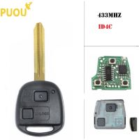 2ชิป Id4c กุญแจรีโมท315Mhz สำหรับ Toyota Avensis โคโรลายาริส Fcc Id Rav4: Hyq12bbt