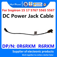 ใหม่เดิมแล็ปท็อป DC-IN DC IN DC Power แจ็คเคเบิ้ลสำหรับ Inspiron 15 17 5000 5767 5567 5567 BAL30 R6RKM 0R6RKM DC30100YN00