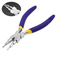 6 In 1 Wire Wrapper Looping Forming Plier DIY เครื่องประดับเครื่องมือเหล็กคาร์บอนรอบคีมจมูกสำหรับเครื่องประดับ DIY ทำ