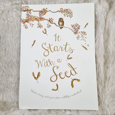 [หนังสือ เด็ก]It Starts With a Seed Paperback by Laura Knowles (Author), Jennie Webber (Artist) ความรู้, ต้นไม้, ภาพสวย, nature, tree, plant, seed