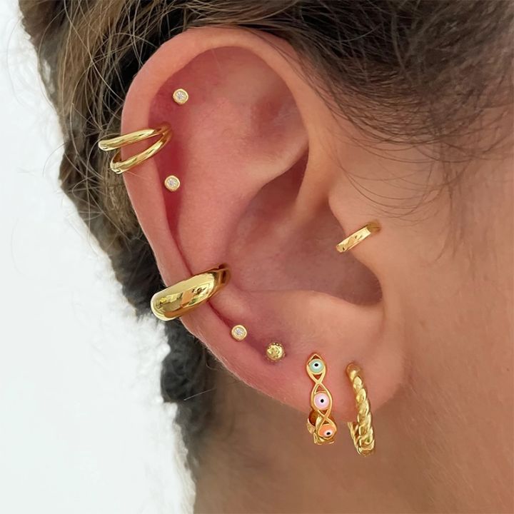 aide-925-sterling-silver-personalized-colorful-enamel-evil-eye-hoop-earrings-for-women-boho-versatile-huggie-earrings-jewelry