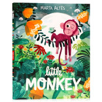 Little monkey English original picture book little monkey childrens character cultivation enlightenment picture book Kate Grenadier Award nominated parent-child bedtime reading book water stone picture book award author Marta Altes