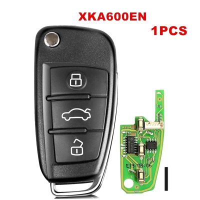 For Xhorse XKA600EN Universal Wire Remote Key Flip Fob 3 Buttons for Audi A6 Q7 Type for VVDI Key Tool Accessory