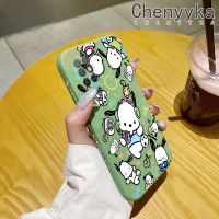 เคส Chenyyka สำหรับ Infinix Note 8 Note เคส8i แฟชั่นลาย Pochacco เคสมือถือนิ่มบางลายขอบสี่เหลี่ยมด้านข้างเคสซิลิโคนนิ่มเคสป้องกันการกระแทก