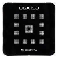 Mariew EMMC EMCP UFS BGA153 Black Reballing Stencil ตาข่ายดีบุก