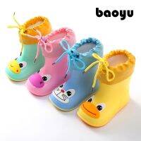 [Cocco figure-] ChildrenBoots รองเท้าบูทยางรองเท้าน้ำ Babynon-Slip Warm Winter