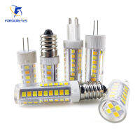 G9หลอดไฟ LED E14ข้าวโพดหลอดไฟ220โวลต์ Smd2835ไม่มีการสั่นไหว3สีอุณหภูมิเทียนสปอตไลโคมระย้าแสง illa สำหรับบ้าน