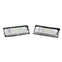 แผ่นเรืองแสงป้ายทะเบียน LED รถยนต์สำหรับ BMW E39 5D 5ประตู Wagon Touring 2000-2003