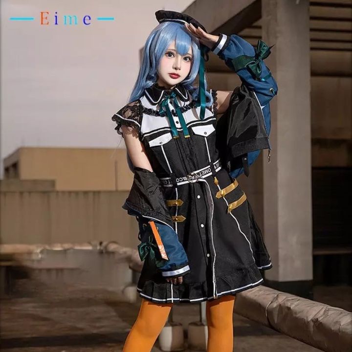 ☎ Hololive VTuber Hoshimachi Suisei Cosplay Costume Women Cute Dress