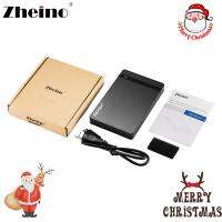 Zheino 2.5 Inch USB 3.0 HDD/SSD External Enclosure Case Box Type A-Micro B For 7mm 9.5mm Sata Hard Disk Drive Tool Free