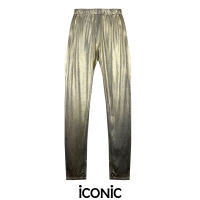 iCONiC GOLD HENRY LEGGINGS #9049 กางเกงขายาว ลายงู สีทอง ผ้ายืด เมทัลลิก เสื้อยืด เสื้อแฟชั่น เสื้อแฟชั่นผญ เสื้อออกงาน เสื้อทำงาน เสื้อไฮโซ