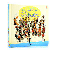 Pre sale of original English Usborne first book about the orchestra pronunciation book an Orchestra Childrens music enlightenment cardboard book hole touch book