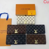 ?Woman Wallets?กระเป๋าสตางค์หลุยส์ ผู้หญิง 8 นิ้ว รุ่นใหม่ขายดีมาก งานสวย หนังนิ่ม มีพร้อมกล่อง ถุงผ้า การ์ด