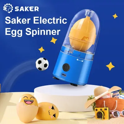 Saker Electric Egg Spinner Yolk White Mixer USB Rechargeable Automatic Eggs Scrambler Shaker Baking Tools Kitchen Accessories