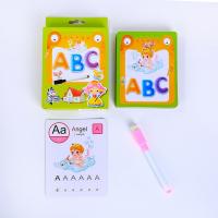 【LZ】 26 Letter English Flash Card Handwritten Early Development Learning Educational Toy Card Books For Children Kid Gift with box