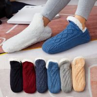 Winter Woolen Socks Women Thicken Warm Home Bedroom Socks Slippers Men Non-slip Foot Warmer Snow Socks Calcetines Mujer Socks Tights