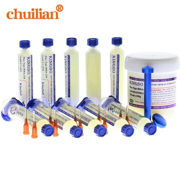 Pasta Flussante RMA-218 No-Clean 10cc Con Ago – Per Saldature BGA, CGA, CSP, Riparazioni Schede Elettroniche - 3