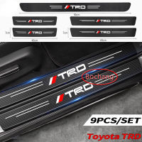 Bochang สติกเกอร์แถบยาวป้องกันสติ๊กเกอร์แปะประตูสำหรับ Toyota TRD รถคาร์บอนไฟเบอร์,สำหรับ Rush Wigo Vios Innova Avanza Fortuner