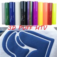 【LZ】 25X100CM 18Colors 3D Puff Heat Transfer Vinyl DIY Film Iron on Vinyl for DIY T-Shirt Clothes Pillow Textile Fabric Cut Joy Craft