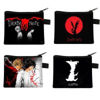 Anime Death Note Shinigami Ryuk Coin Purse Cartoon Print Girl Boy Mini Wallet Woman Shopping Portable Silver Coin Bag