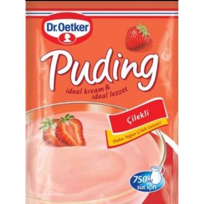 Turkish Foods🔹 พุดดิ้ง ผงพุดดิ้ง Pudding Powder แบรนด์ Dr.Oetker สินค้าจากตุรกี  Turkey  Strawberry