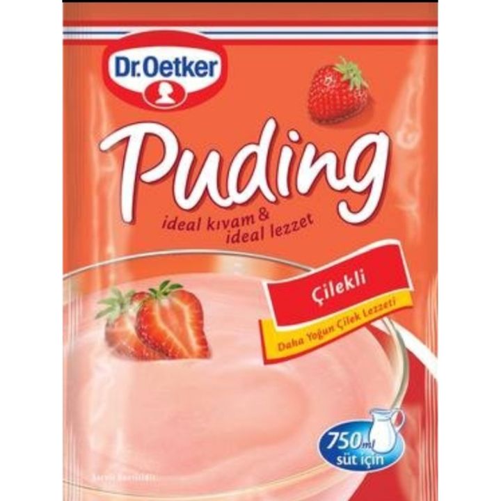 turkish-foods-พุดดิ้ง-ผงพุดดิ้ง-pudding-powder-แบรนด์-dr-oetker-สินค้าจากตุรกี-turkey-strawberry