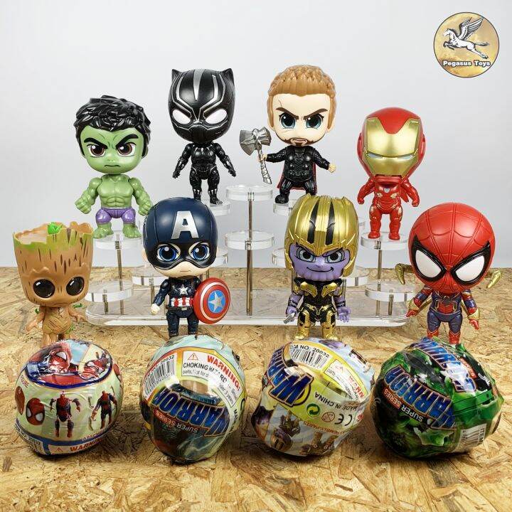 กาชาปอง ซูเปอร์ฮีโร (Superhero) มี 8 แบบ สูงประมาณ 12 ซม. งานดี..น่ารักทุกตัว!!  | Lazada.Co.Th