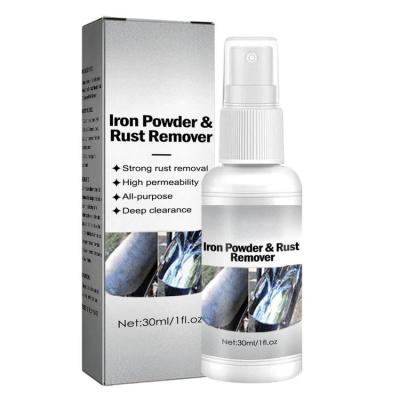 Rust Remover Spray 1.01oz Metal Rust Cleaner Auto Rust Stain Remover Rust Dissolver Spray For Multi-Purpose Use On Exhaust Pipe Metal physical