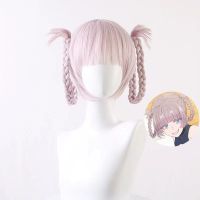 The song of staying in the forest all night seven grass chestnut cos wig vampire maid outfit split twist braid fake hair simulation scalp Cosplay♘