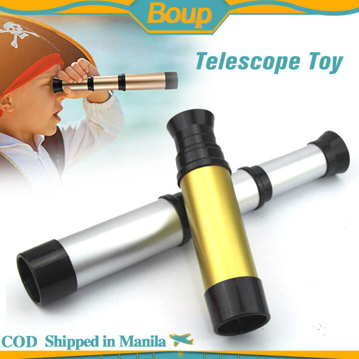 Pirate Monocular Telescope kids Toy Retractable Pirate Theme Party ...