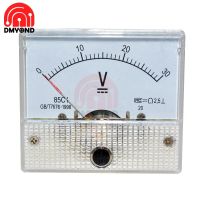 Baru DC Analog Panel Volt Tegangan Meter 85C1 Voltmeter Gauge 30V Mekanik Analog Tegangan Meter Gauge dengan Kelas 2.5 akurasi