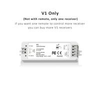 แผงหรี่ไฟ Led 12V 24V 5V 36V แผงหมุนหมุน2.4G Rf Pwm ปุ่มควบคุมระยะไกลสวิตช์หรี่ไฟสำหรับแถบสีเดียว