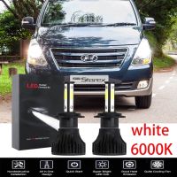 ชุดหลอดไฟหน้า 6000K สีขาว สําหรับ Grand Starex 2008-2018 2 ชิ้น NEW