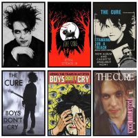 The Cure Band Art โปสเตอร์ Wall Art ภาพวาดผ้าใบ HD พิมพ์ Rock Band เพลง Star รูปภาพสำหรับห้องนั่งเล่นห้องนอนตกแต่งบ้าน Aesthetic คุณภาพสูง Liyanhong2