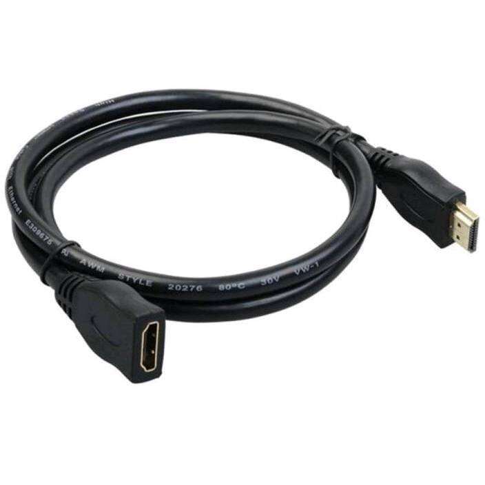 สาย-hdmi-2-0-หัวตัวผู้-ตัวเมีย-cable-male-female-support-3d-4k-2k-hd-60hz-ทองแดงเบอร์-28-awg