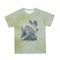 NEW Harajuku Releases Harry Potter Wings Girl 3d Sweater Short Sleeve T-shirt Gradual Change Hip Hop Punk