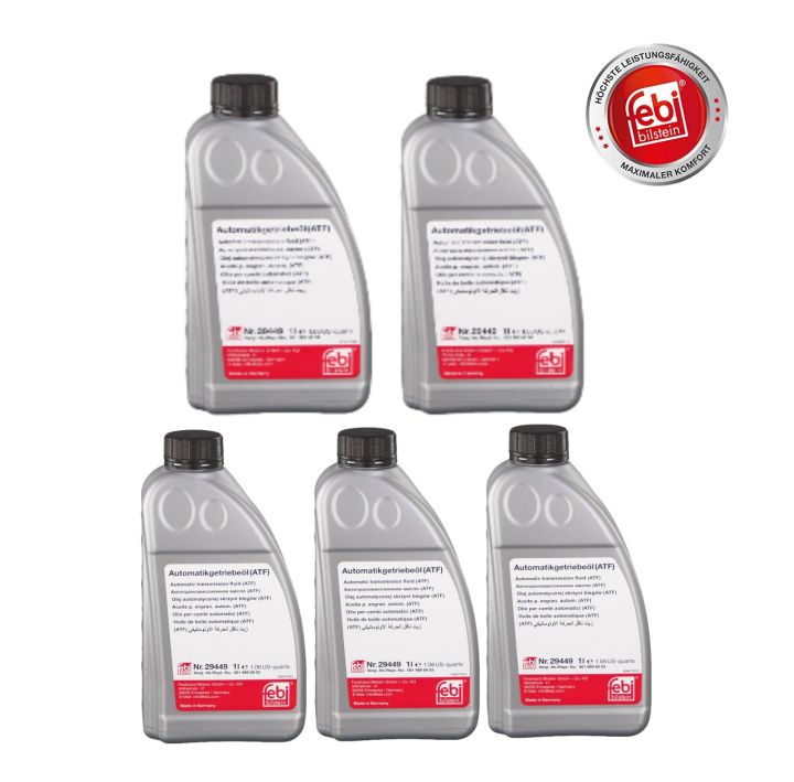 5 x 1 Litre Auto Transmission Fluid (ATF) for Mercedes Benz 722.4 (4 ...